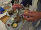 Zerlaufenes Schokoladenküchlein mit Zitronensorbet - Rezept - Bild Nr. 3