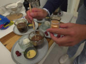 Zerlaufenes Schokoladenküchlein mit Zitronensorbet - Rezept - Bild Nr. 3