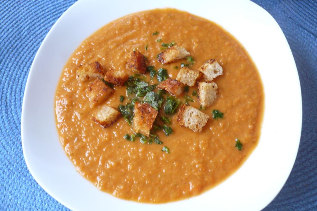 Möhren - Tomaten - Suppe - Rezept - Bild Nr. 2