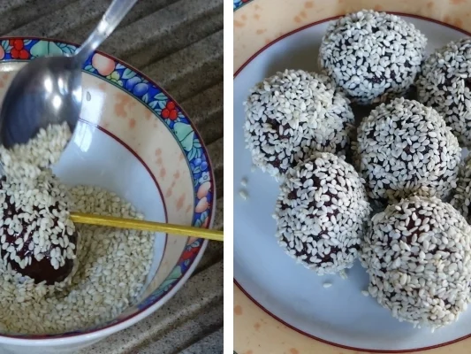 Frittierte Tofubällchen im Sesam-Mantel - Rezept - Bild Nr. 12