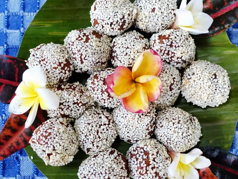 Frittierte Tofubällchen im Sesam-Mantel - Rezept - Bild Nr. 13