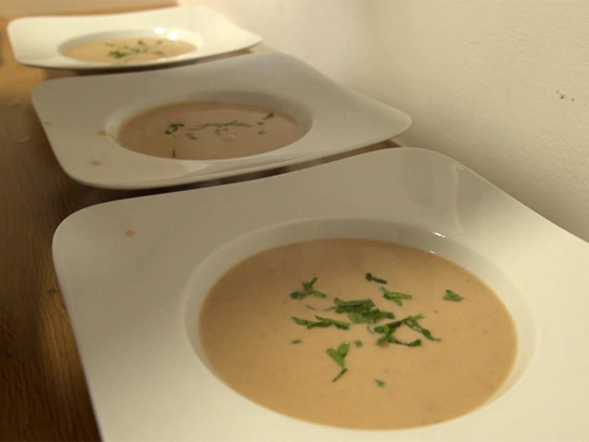 Maronensuppe Isabels Vorspeise im Perfekten Dinner - Rezept mit Bild ...