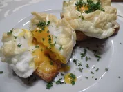 Wolkeneier auf Toastbrot - Rezept - Bild Nr. 9955