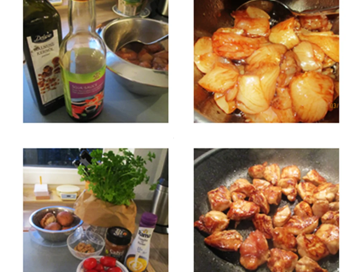 Hähnchenfilet in cremiger Erdnuss-Soße - Rezept - Bild Nr. 3