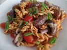 Rezept: Linsennudeln mit Rindfleisch und Gemüse Bild Nr. 9955 Linsennudeln mit Rindfleisch und Gemüse - Rezept - Bild Nr. 9955
