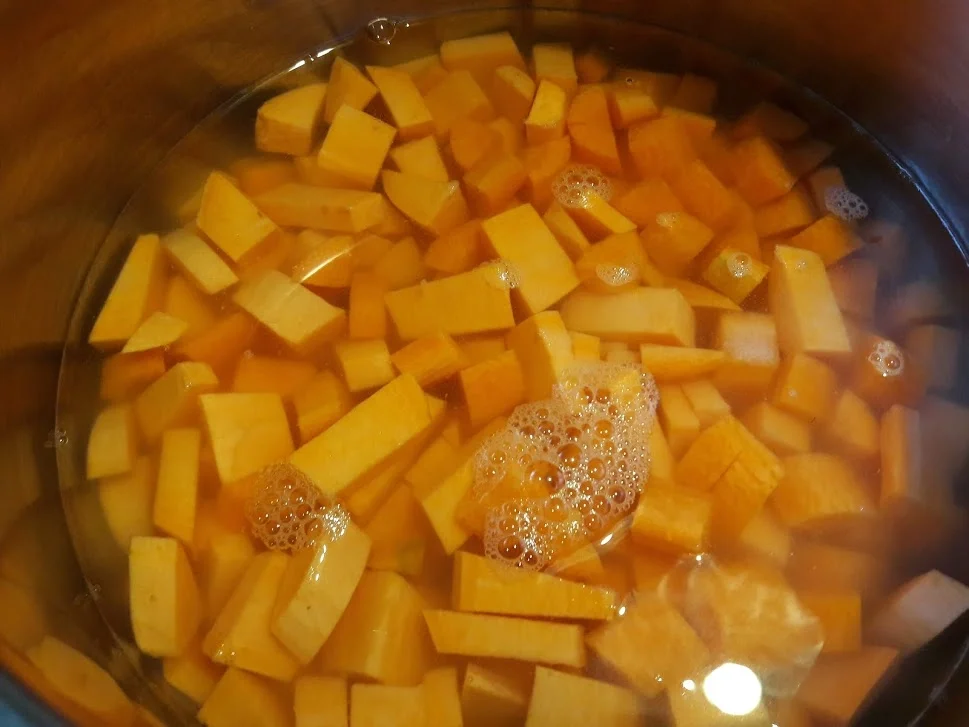 Hähnchenbrust auf Süßkartoffelpüree - Rezept - Bild Nr. 5