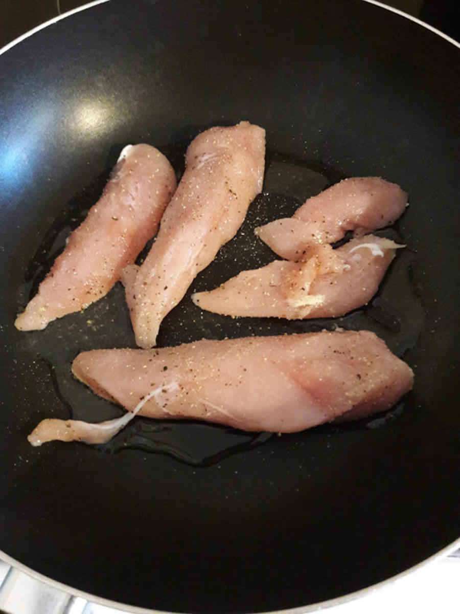 Hähnchenbrust auf Süßkartoffelpüree - Rezept - Bild Nr. 9