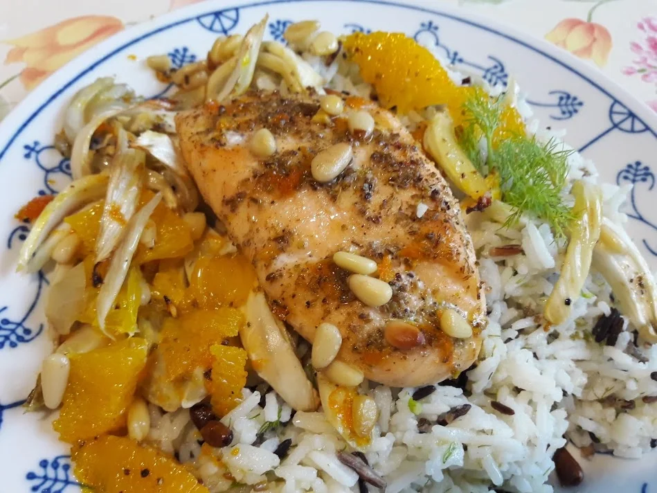 Lachsfilet auf Fenchelgemüse - "Wir bauen uns ein Rezept zusammen" - Rezept - Bild Nr. 3