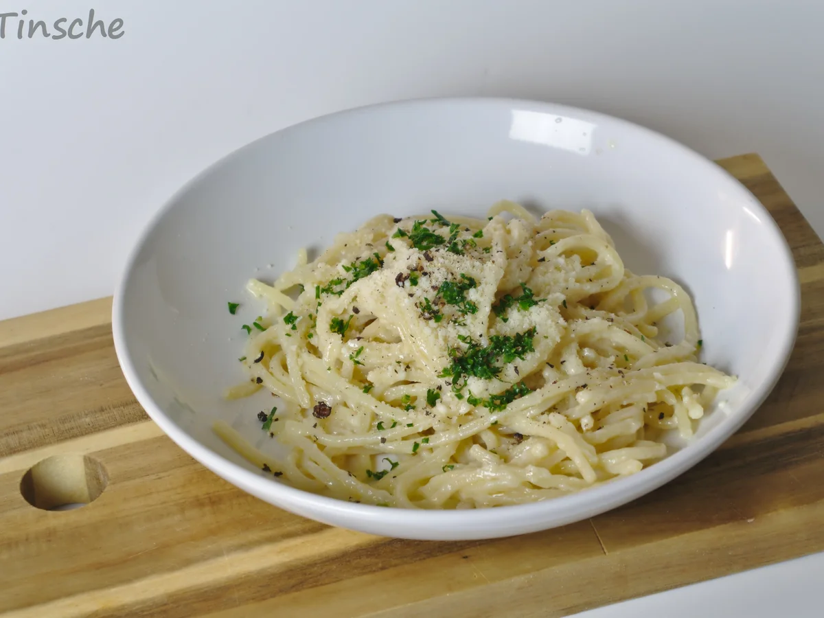 Rezept: Spaghetti Alfredo Bild Nr. 4 Spaghetti Alfredo - Rezept - Bild Nr. 4