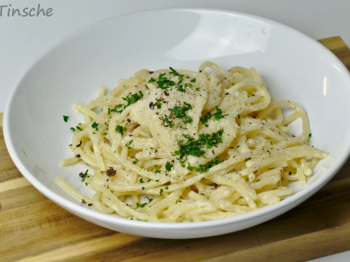 Rezept: Spaghetti Alfredo Bild Nr. 6 Spaghetti Alfredo - Rezept - Bild Nr. 6