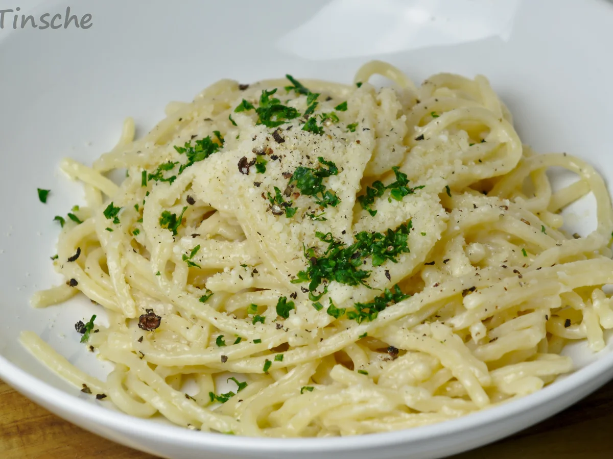 Rezept: Spaghetti Alfredo Bild Nr. 7 Spaghetti Alfredo - Rezept - Bild Nr. 7