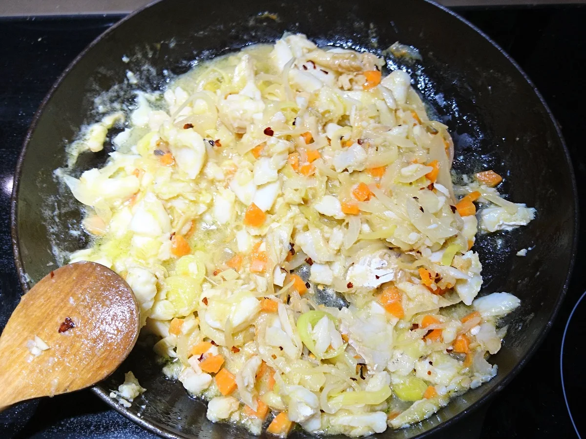 Bacalhau mit Pasta - Rezept - Bild Nr. 5