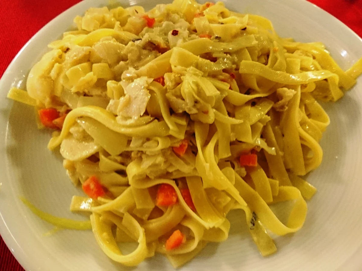Bacalhau mit Pasta - Rezept - Bild Nr. 6
