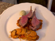 Rosa Lamm trifft Süßkartoffel, Feijoada und Kürbiskernbutter - Rezept - Bild Nr. 2