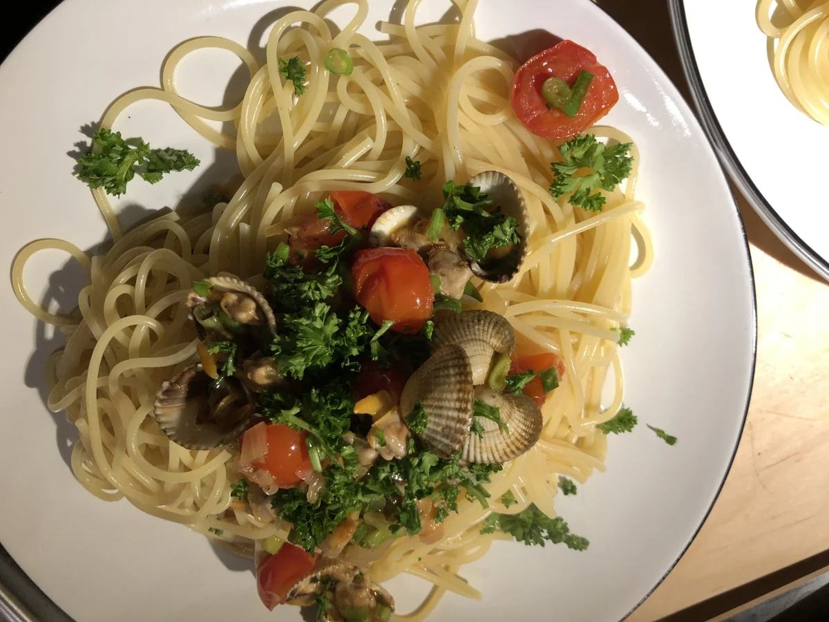 Rezept: Spaghetti fasolari Bild Nr. 2 Spaghetti fasolari - Rezept - Bild Nr. 2