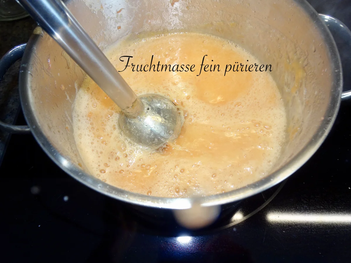 Grapefruit Apfel Fruchtcreme mit Marzipanwürferl - Rezept - Bild Nr. 6