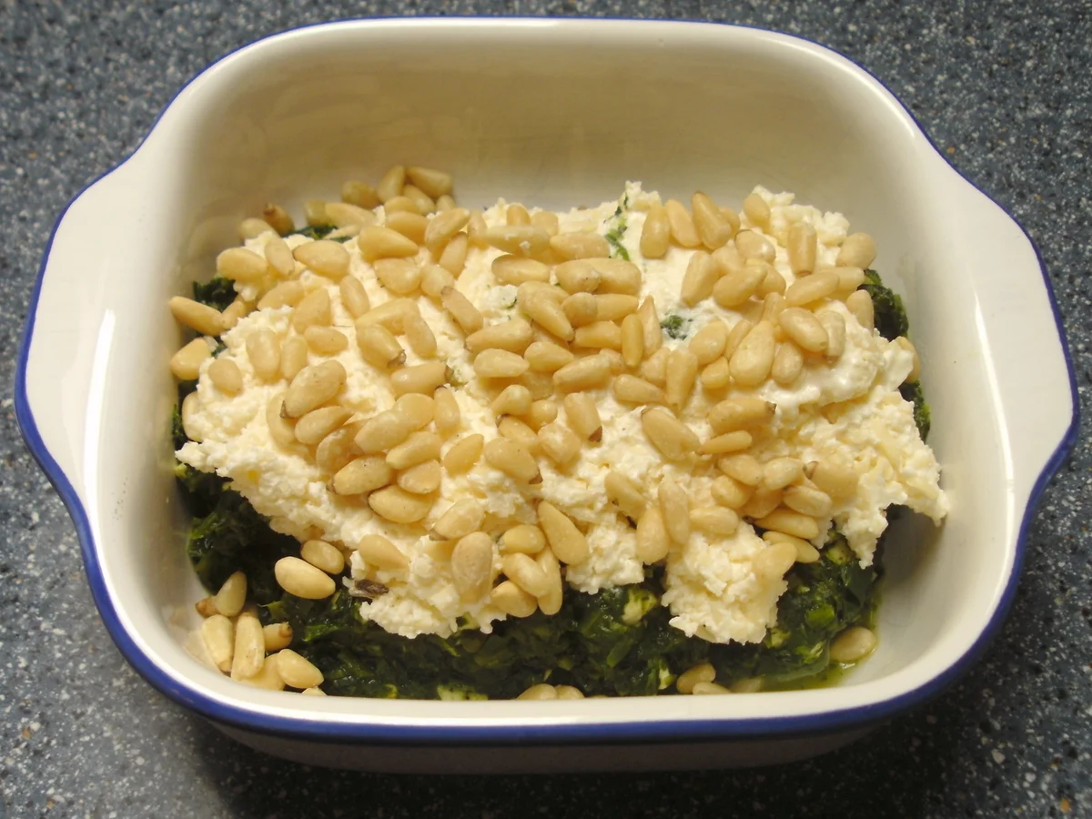 Spinat-Feta-Auflauf mit Lachs - Rezept - Bild Nr. 8