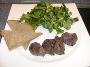 Putenleber mit Feldsalat - Rezept - Bild Nr. 2