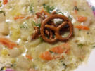 Kohlrabi-Eintopf mit Käse und Brezel - Rezept - Bild Nr. 2