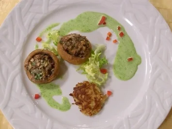 Gefüllte Champignons - Rezept