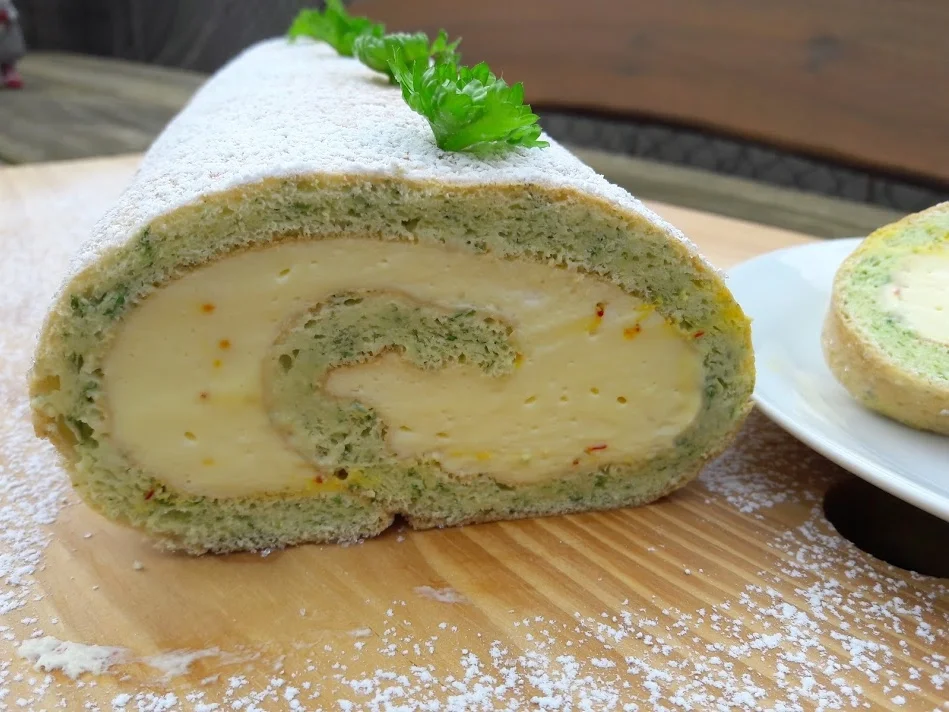 Petersilien-Biskuitrolle  zur kochbar Challenge März 2020 - Rezept - Bild Nr. 27