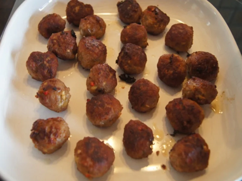 Schweinefleischbällchen süß-sauer im Wok und Basmatireis - Rezept - Bild Nr. 9