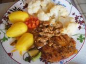 Schweinerückensteak mit Steinpilzsauce, Blumenkohl und Frühkartoffeln - Rezept - Bild Nr. 2