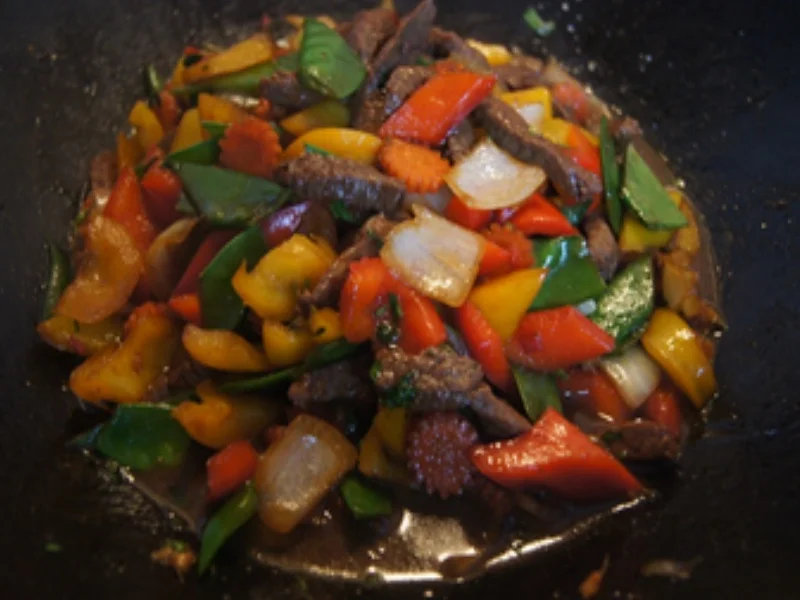 Rezept: Asia-Wok mit Rindfleisch, Gemüse und Basmatireis Bild Nr. 19 Asia-Wok mit Rindfleisch, Gemüse und Basmatireis - Rezept - Bild Nr. 19