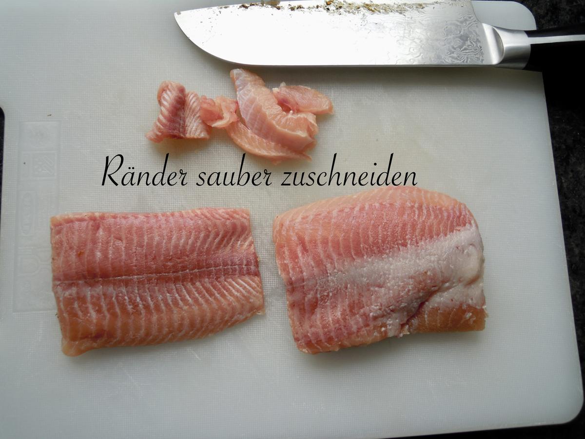 Wels Filet unter der Mandel Haube - Rezept - Bild Nr. 10029