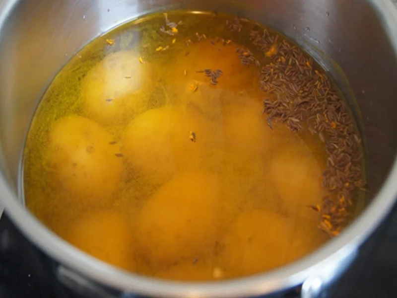 Würzige Waldpilzpfanne mit Koriander-Pellkartoffeln - Rezept - Bild Nr. 9