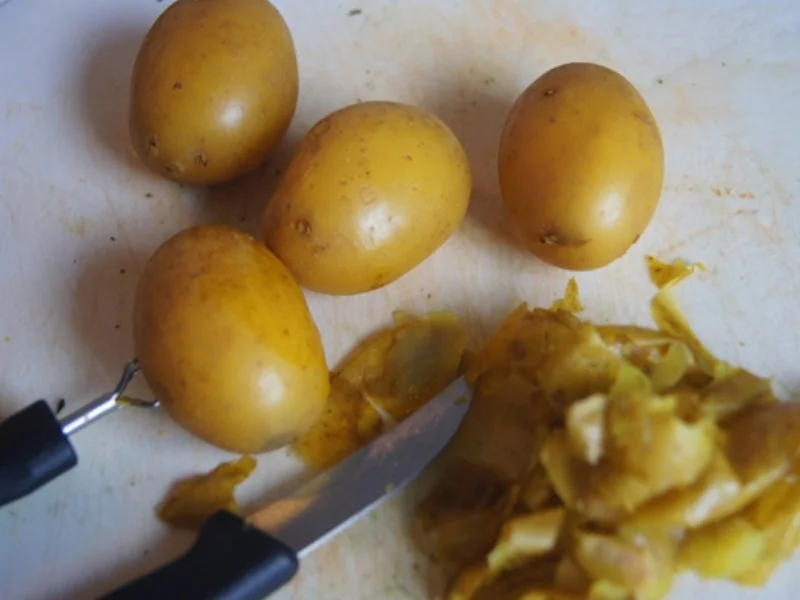 Würzige Waldpilzpfanne mit Koriander-Pellkartoffeln - Rezept - Bild Nr. 10