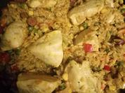 Paela mit Hähnchen und Kritharaki Nudeln - Rezept - Bild Nr. 2