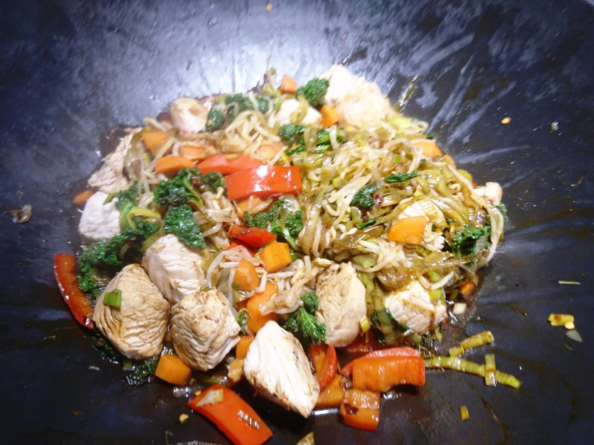 Wokgemüse mit Grünkohl - Rezept - Bild Nr. 8
