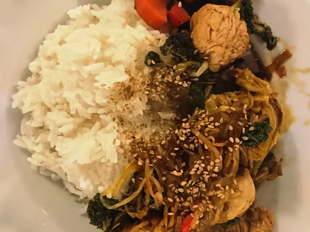Wokgemüse mit Grünkohl - Rezept - Bild Nr. 10
