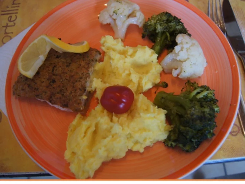 Schlemmerfilet mit Brokkoli, Blumenkohl und Meerrettich-Kartoffelstampf - Rezept - Bild Nr. 2