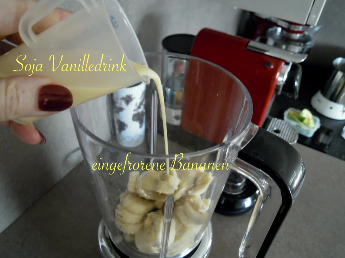 geeiste Bananen Avocado Creme mit Pistazientouch - Rezept - Bild Nr. 5