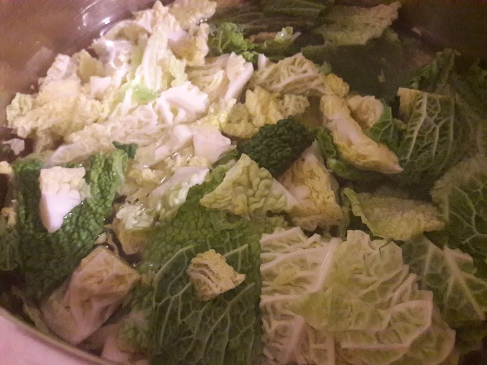 Rezept: Wirsingfladen mit Saure Sahne und Speck Bild Nr. 9 Wirsingfladen mit Saure Sahne und Speck - Rezept - Bild Nr. 9