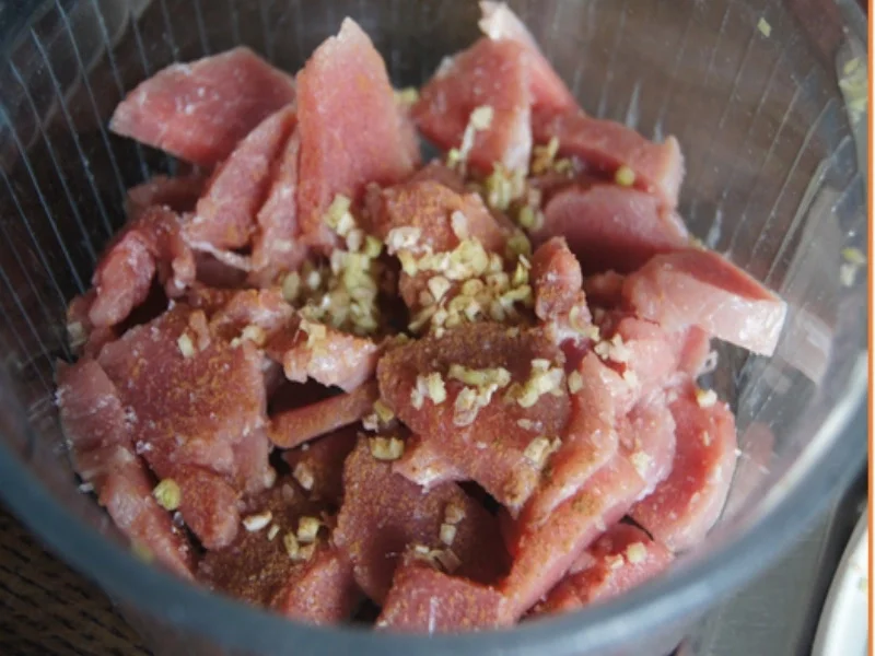 Schweinefilet aus dem Wok und gelber Basmatireis - Rezept - Bild Nr. 7