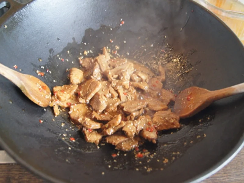 Schweinefilet aus dem Wok und gelber Basmatireis - Rezept - Bild Nr. 16