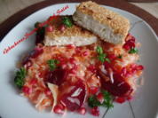 Gebackener Sesam-Feta auf Salat - Rezept - Bild Nr. 10031