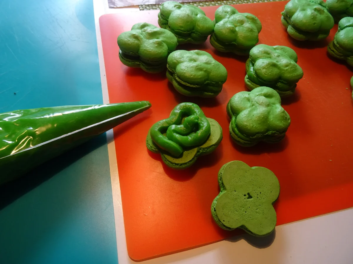 "Glücksklee-Macarons" - Rezept - Bild Nr. 10032