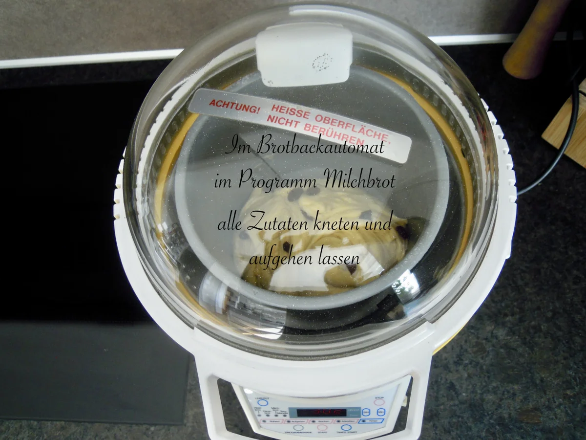 Rosinen Milchbrot - einfach & schnell gemacht - Rezept - Bild Nr. 3