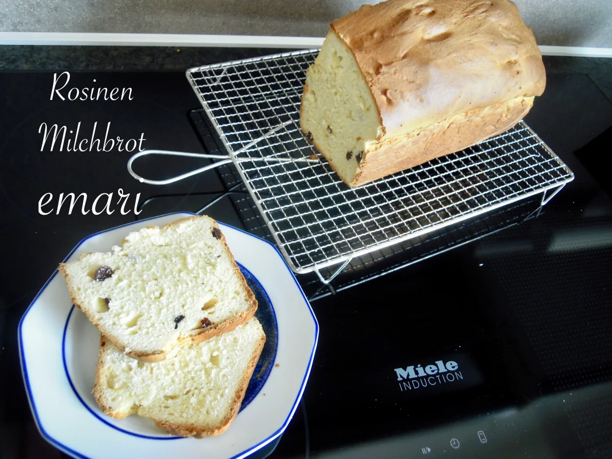 Rosinen Milchbrot - einfach & schnell gemacht - Rezept - Bild Nr. 6