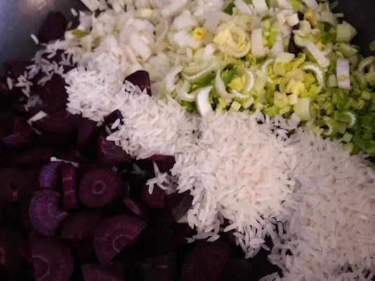 Rezept: Möhrengemüse mit Hähnchen und Reis Bild Nr. 6 Möhrengemüse mit Hähnchen und Reis - Rezept - Bild Nr. 6