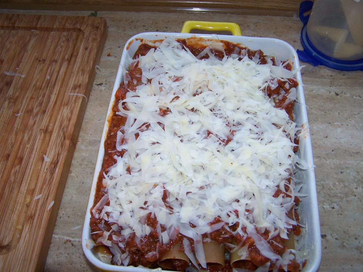 Rezept: Cannelloni überbacken Bild Nr. 10055 Cannelloni überbacken - Rezept - Bild Nr. 10055