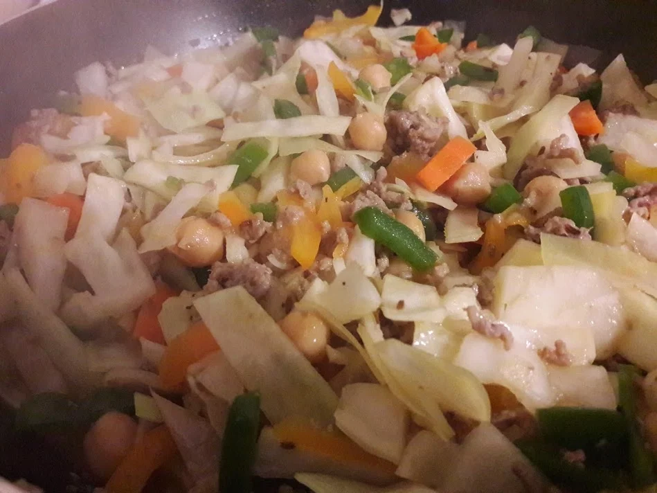 Gemüse-Hackfleisch-Pfanne - Rezept - Bild Nr. 10098