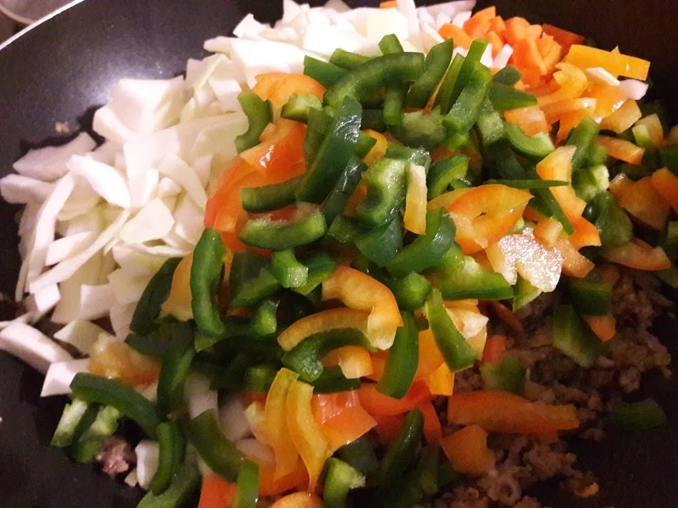 Gemüse-Hackfleisch-Pfanne - Rezept - Bild Nr. 10103