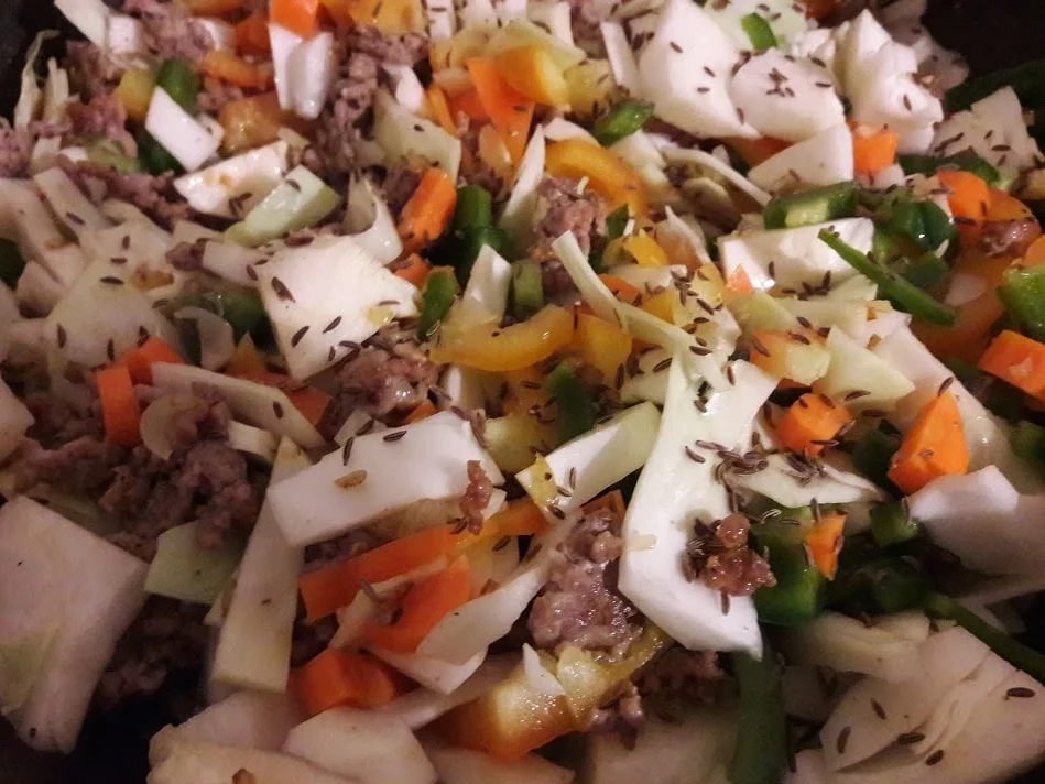 Gemüse-Hackfleisch-Pfanne - Rezept - Bild Nr. 10104