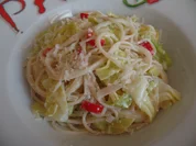 Zitronen-Spaghetti mit Spitzkohl - Rezept - Bild Nr. 10099