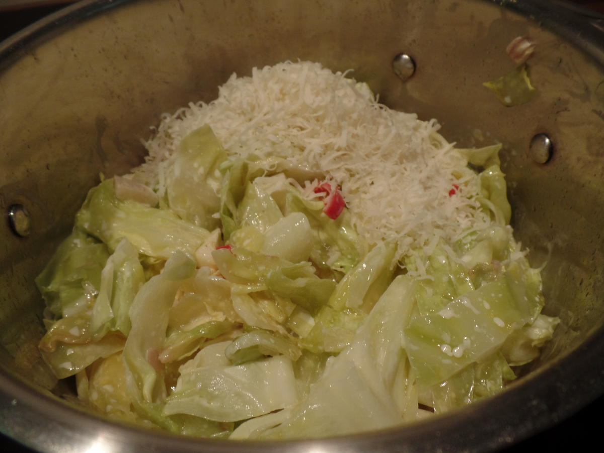 Zitronen-Spaghetti mit Spitzkohl - Rezept - Bild Nr. 10104